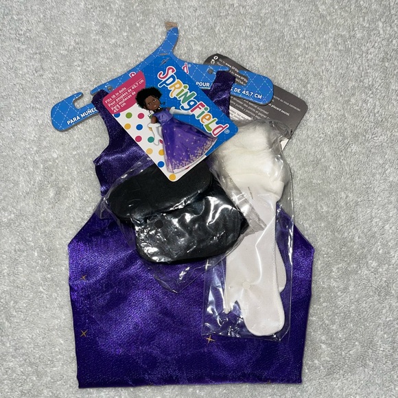 ✨3 FOR $18✨ MIX & MATCH…NEW “SPRINGFIELD” PARTY DRESS & SHOES, FITS 18” DOLLS - Picture 8 of 8